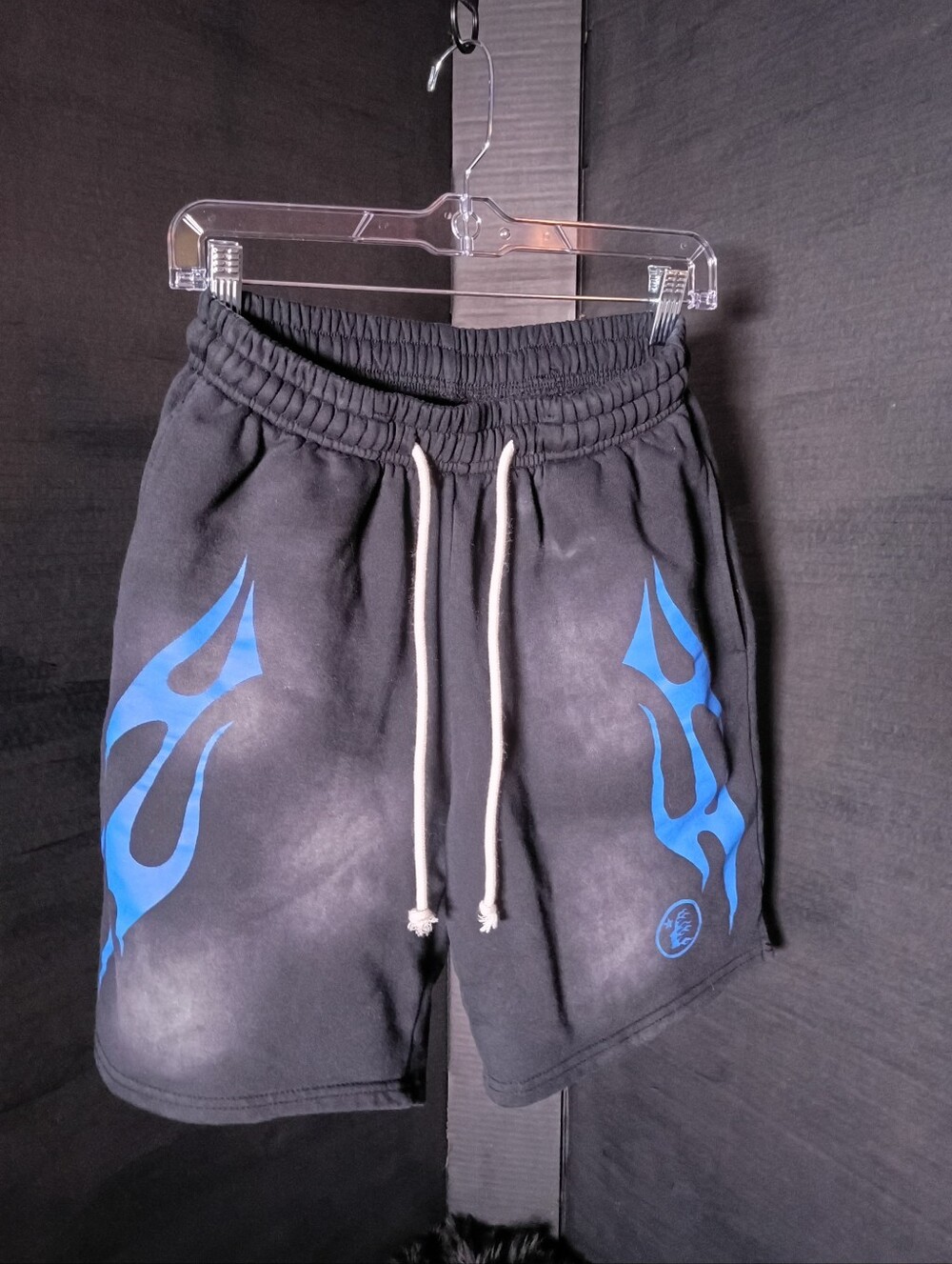 Hellstar Shorts Black/Blue